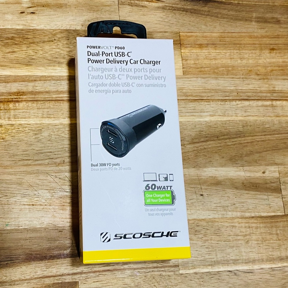 Scoshce Dual Charger Bluetooth Car Charger
